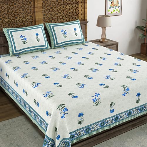 Hand Block Printed Cotton Bedsheet