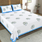 Hand Block Printed Cotton Bedsheet
