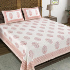 Hand Block Printed Cotton Bedsheet
