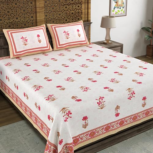 Hand Block Printed Cotton Bedsheet
