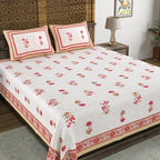 Hand Block Printed Cotton Bedsheet