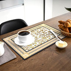 Indigo Block Print Dining Placemats