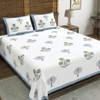 Hand Block Printed Cotton Bedsheet