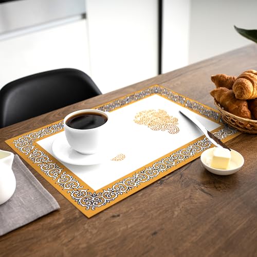 Indigo Block Print Dining Placemats