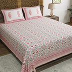 Hand Block Printed Cotton Bedsheet
