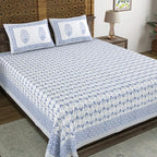 Hand Block Printed Cotton Bedsheet