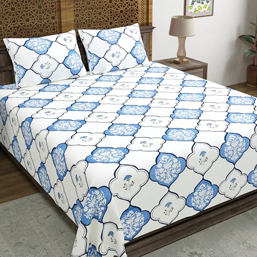 Hand Block Printed Cotton Bedsheet
