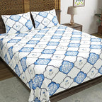 Hand Block Printed Cotton Bedsheet
