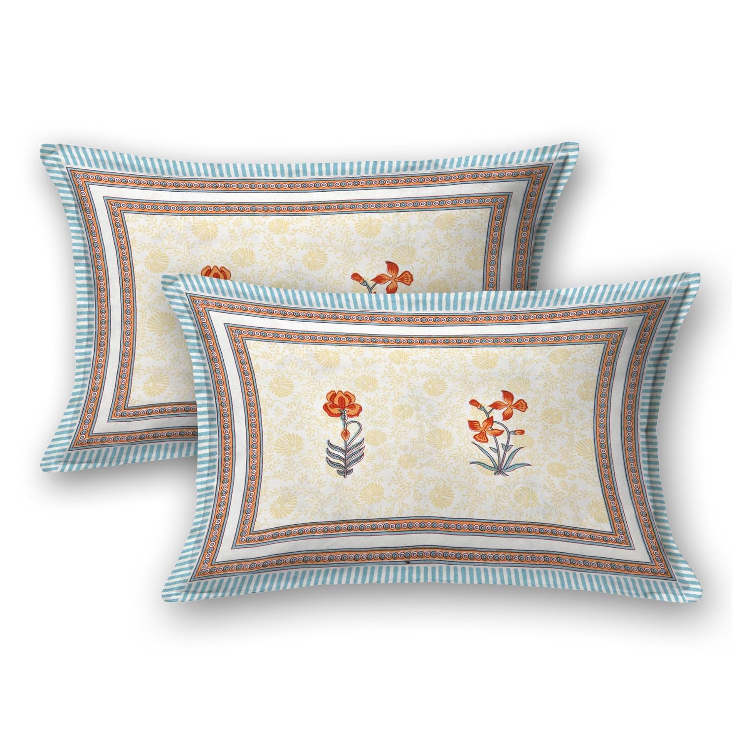 Hand Block Printed Cotton Bedsheet