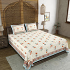 Hand Block Printed Cotton Bedsheet