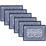 Indigo Block Print Dining Placemats