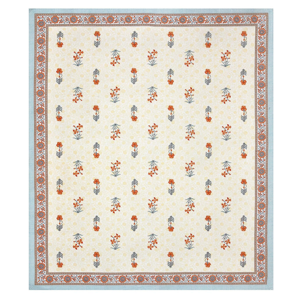 Hand Block Printed Cotton Bedsheet